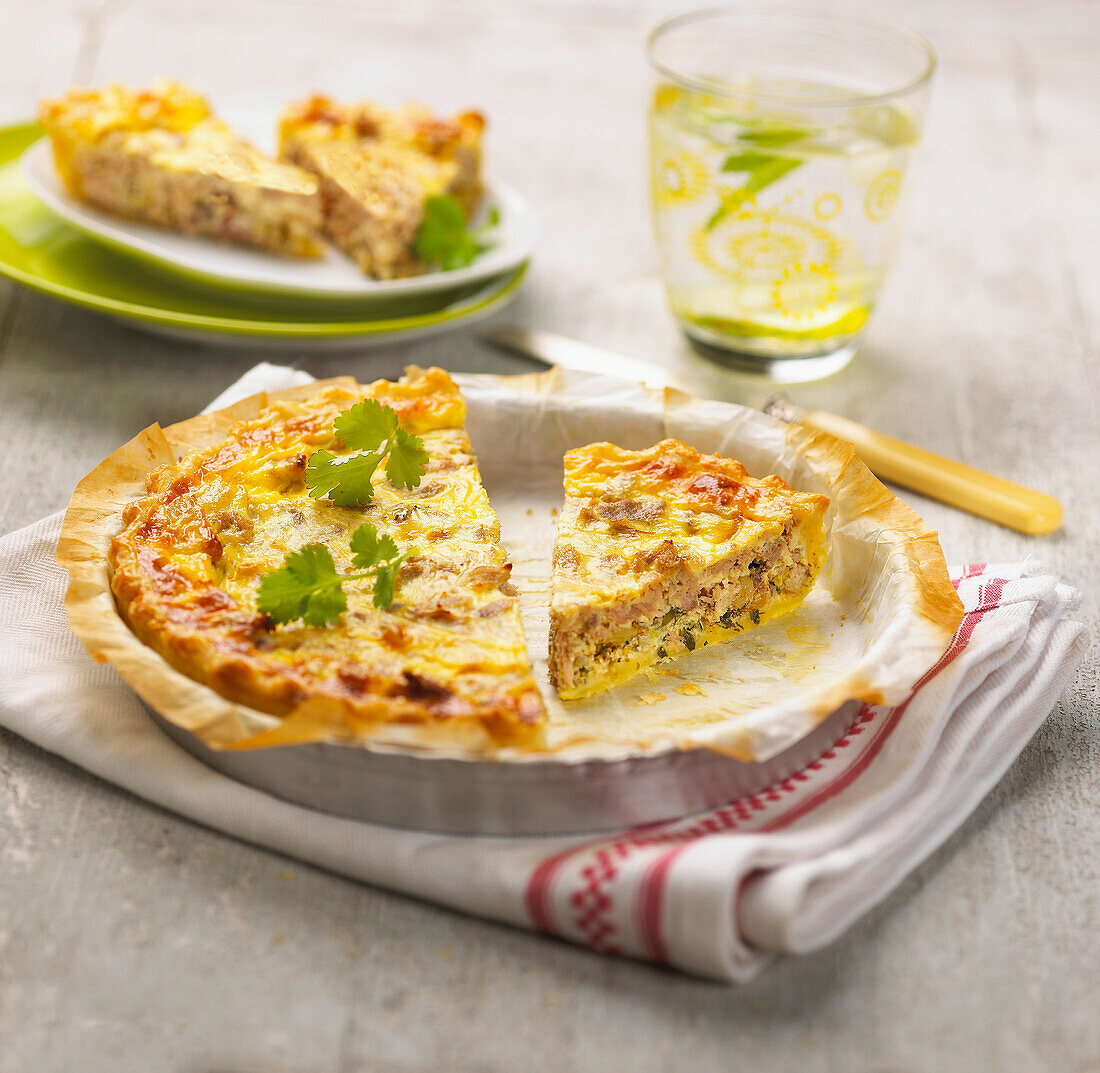 Tuna quiche