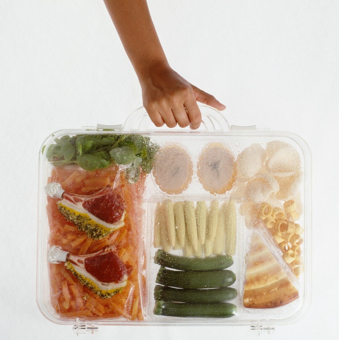 Transparent lunch box