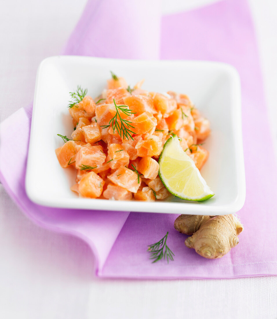 Salmon tartare