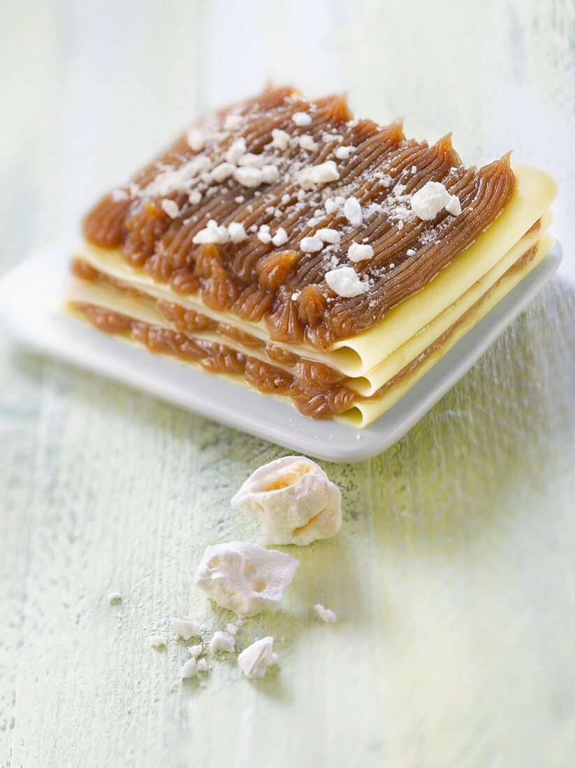 Mont-Blanc-style chestnut cream lasagnes