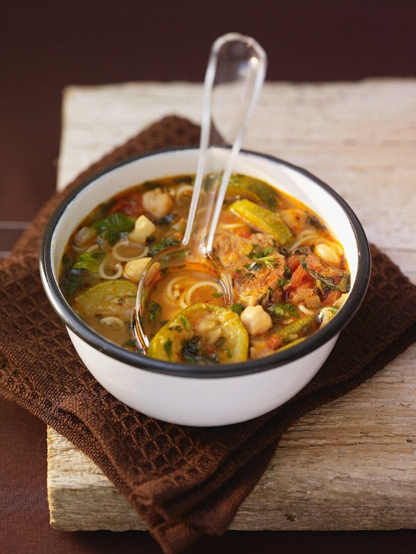 Marokkanische Chorba-Suppe