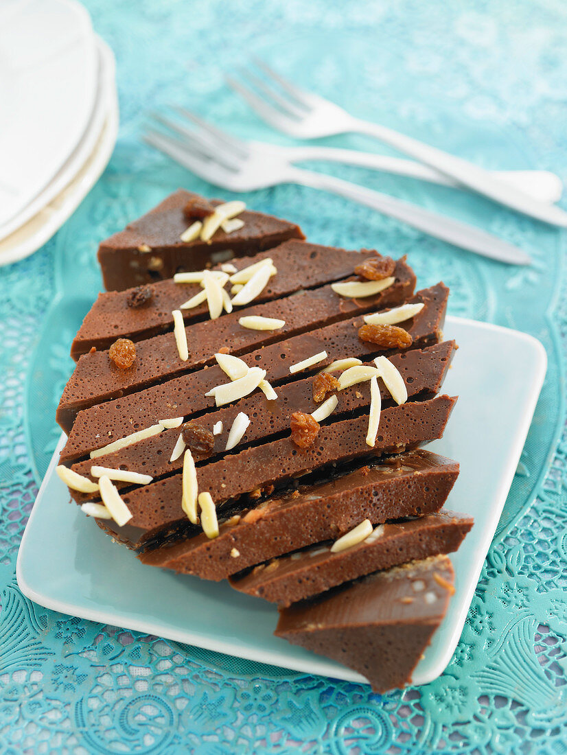 Chocolate and orange fondant