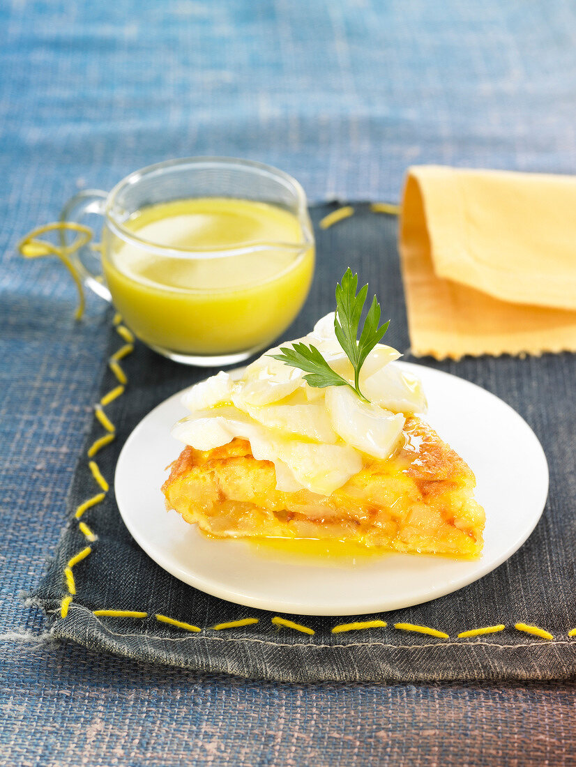 Potato and salt-cod omelette