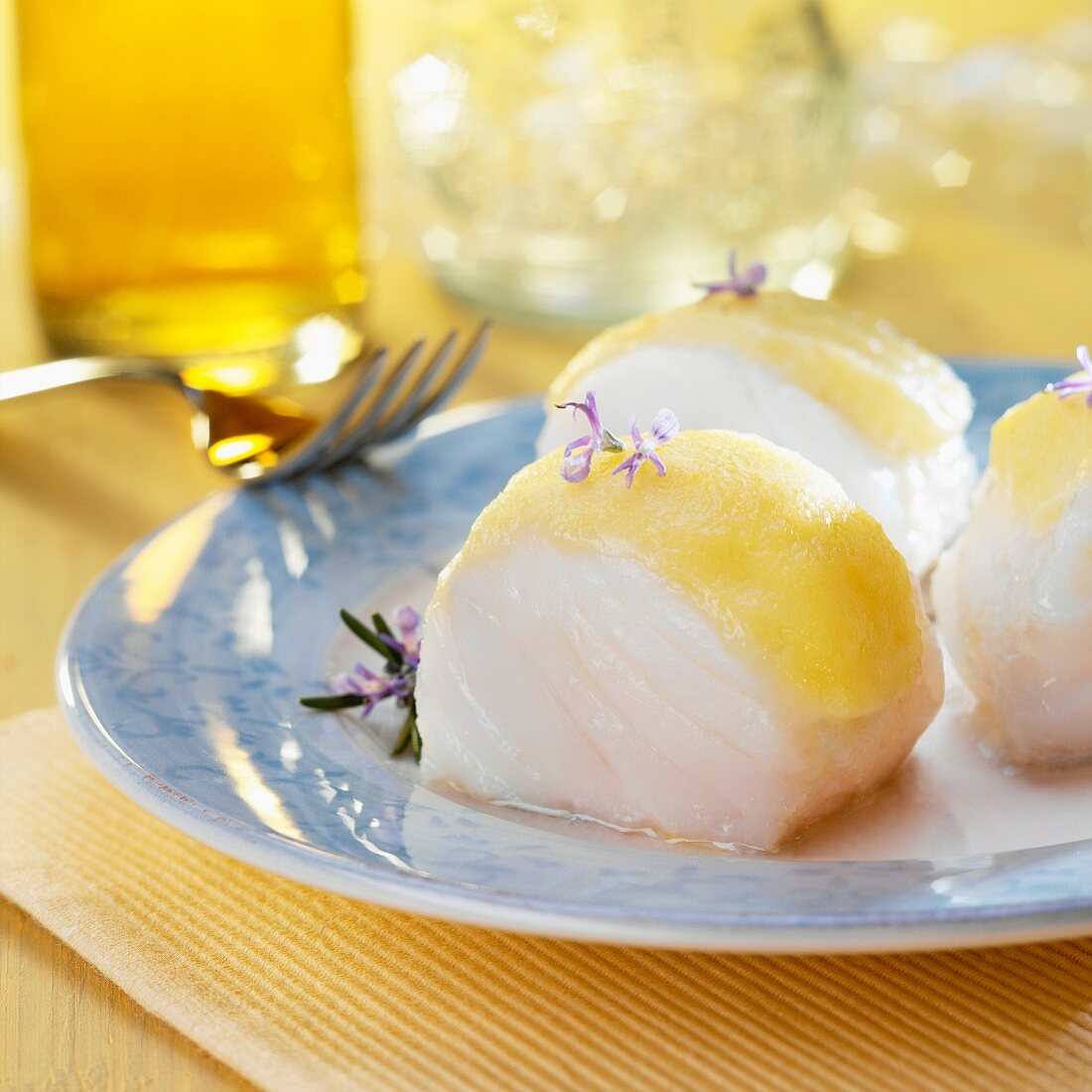 Cod with garlic mayonnaise