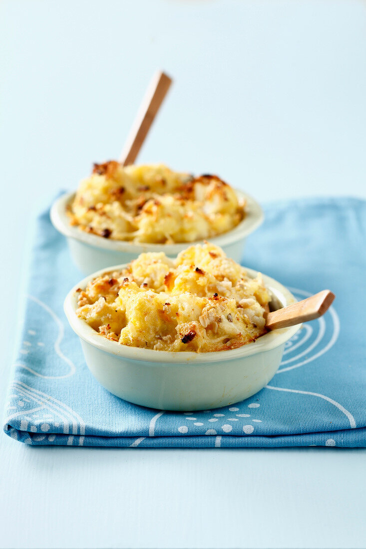 Blumenkohl-Parmesan-Gratin