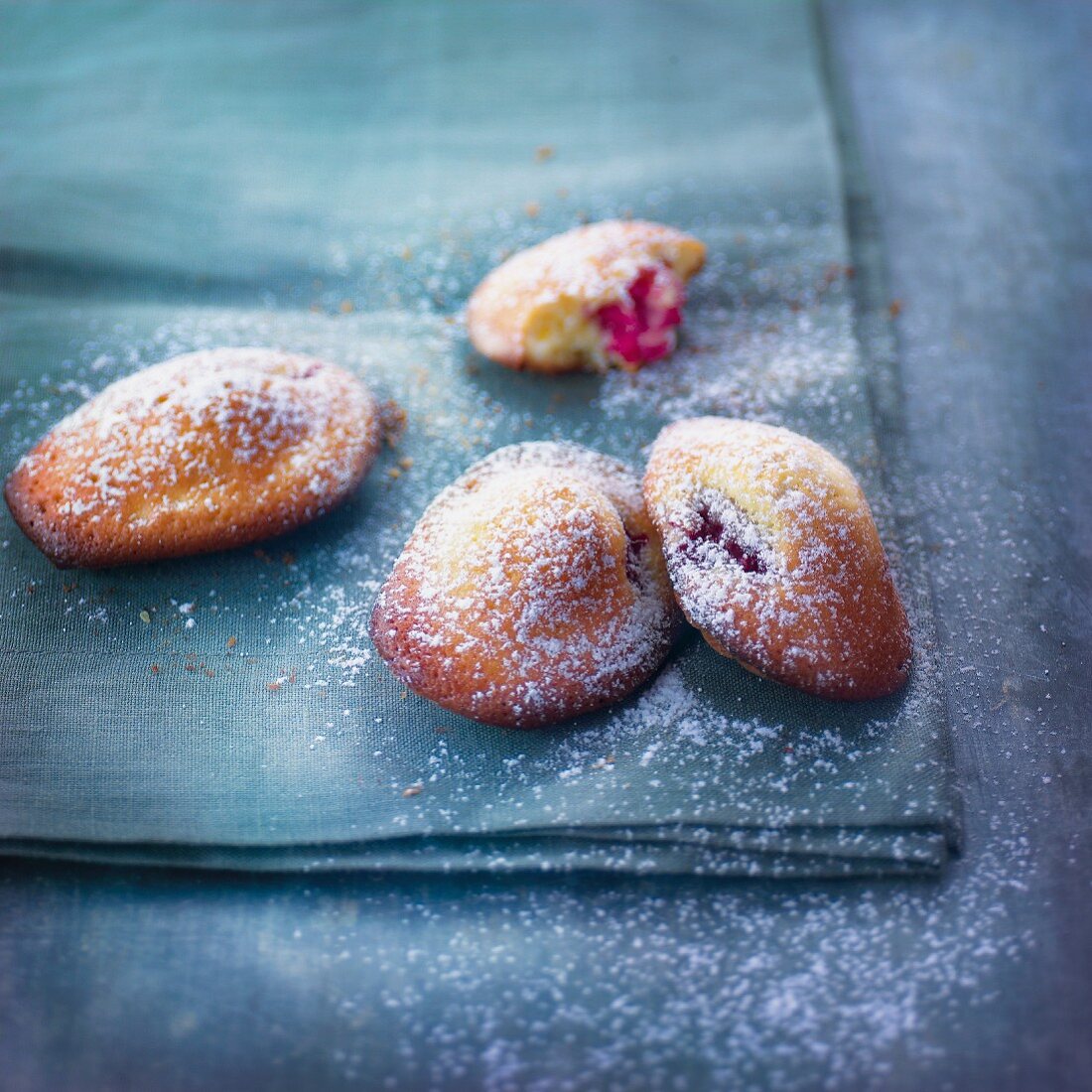 Himbeer-Madeleines