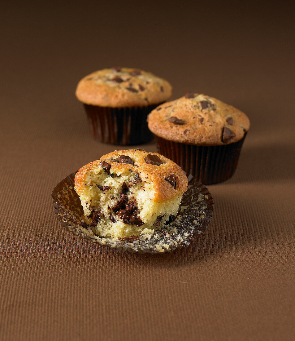 Muffins mit Schokostückchen