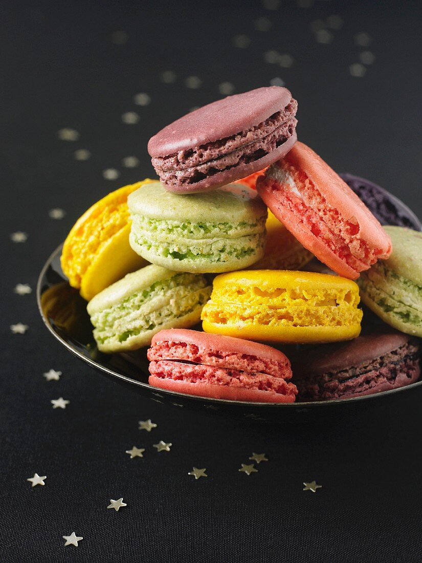 Verschiedene bunte Macarons