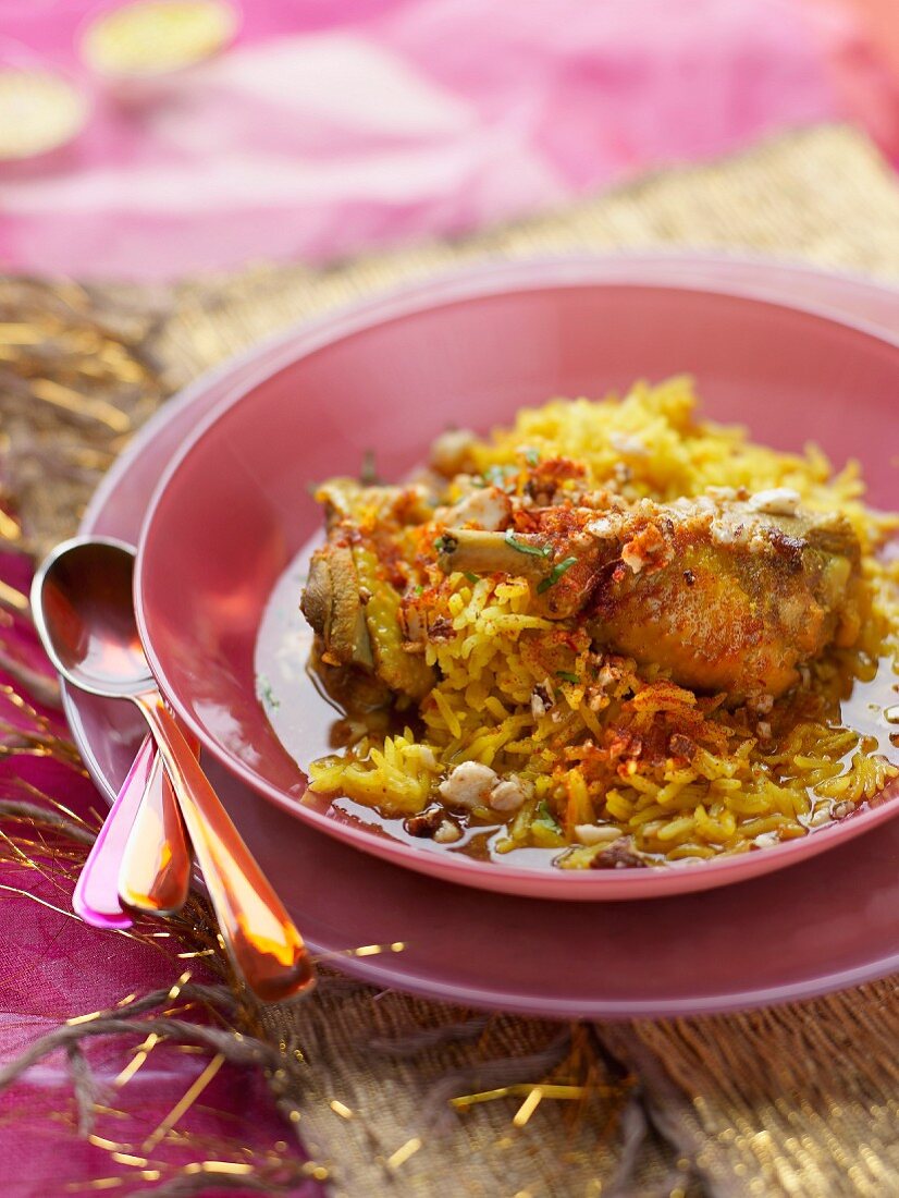 Hähnchen Biryani