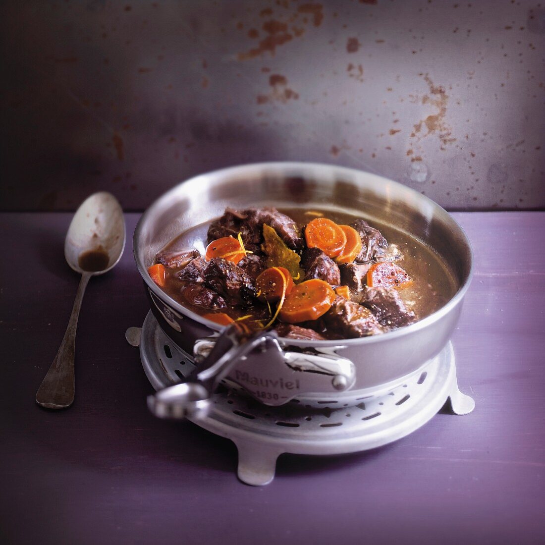Beef, carrot and orange stew