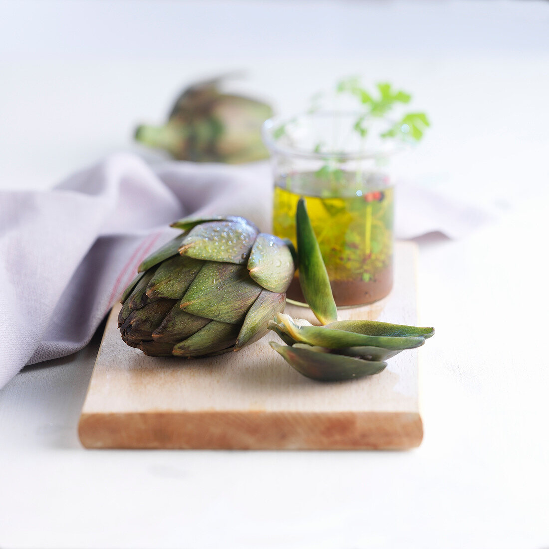 Artischocken mit Vinaigrette