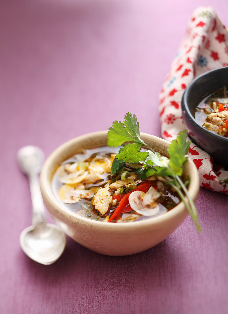 Thai-Hühnersuppe