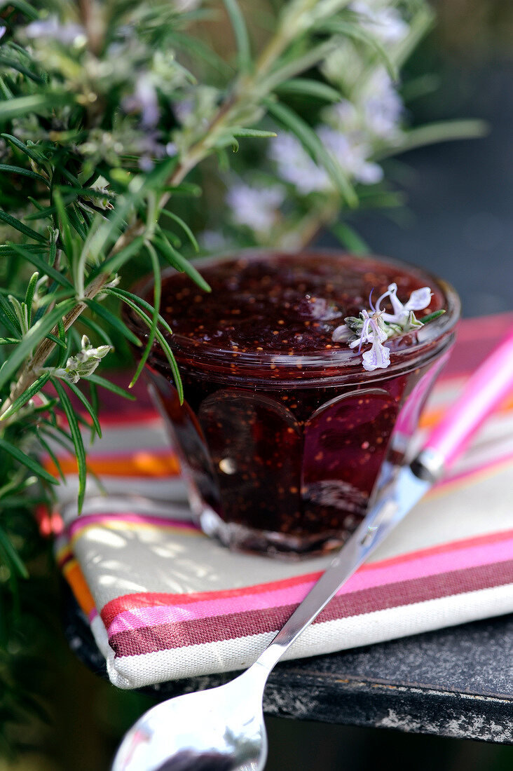 Fig and rosemary jam