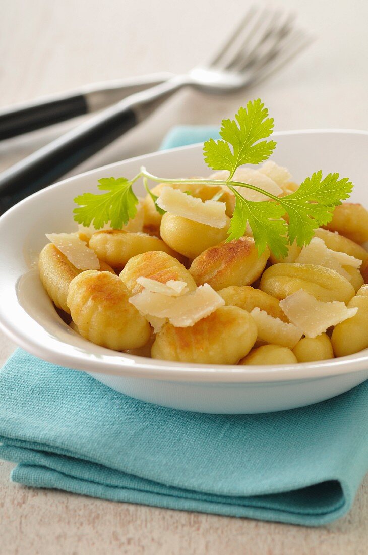 Kartoffelgnocchi mit Parmesan