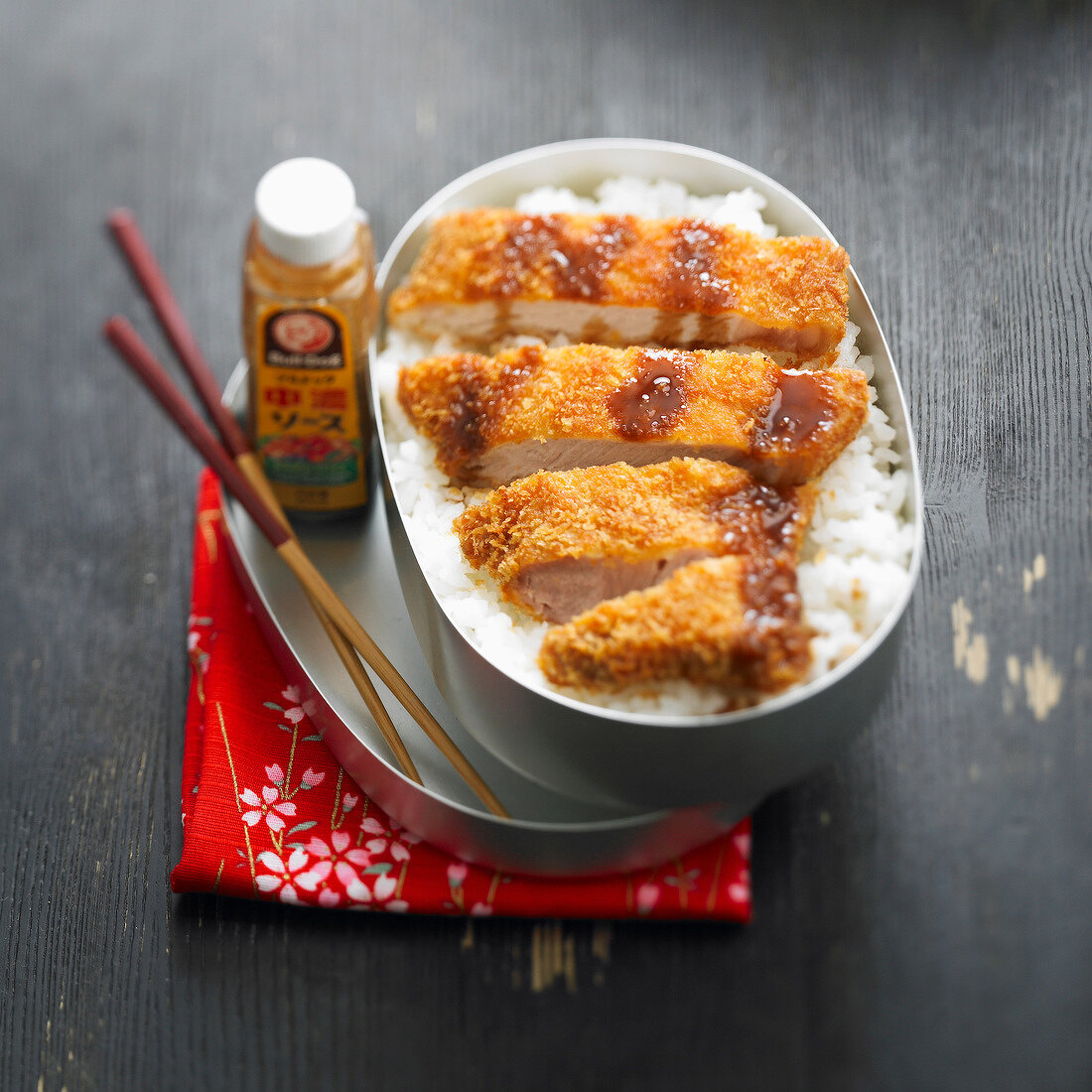 Tonkatsu,Japonese fried and breaded porc