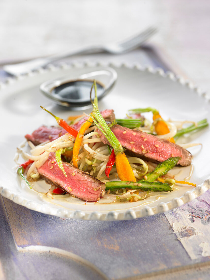 Asian-style beef fillet