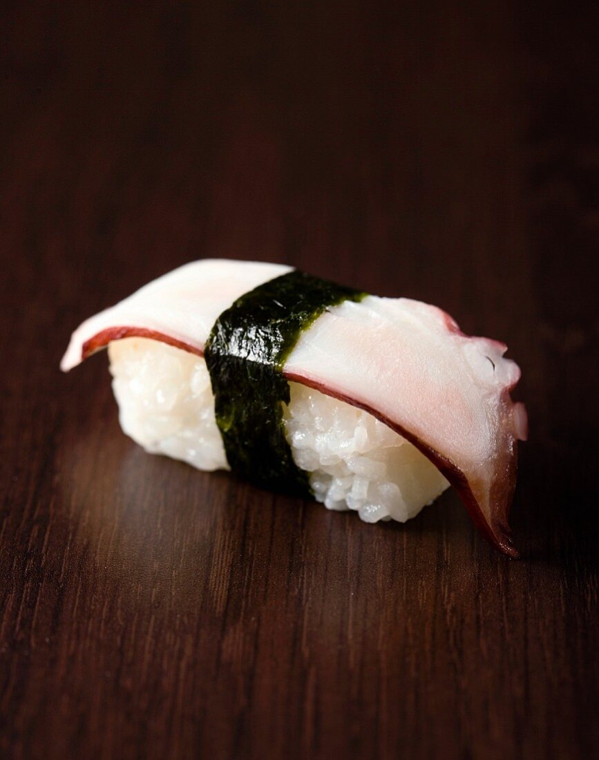 Sushi mit Oktopus