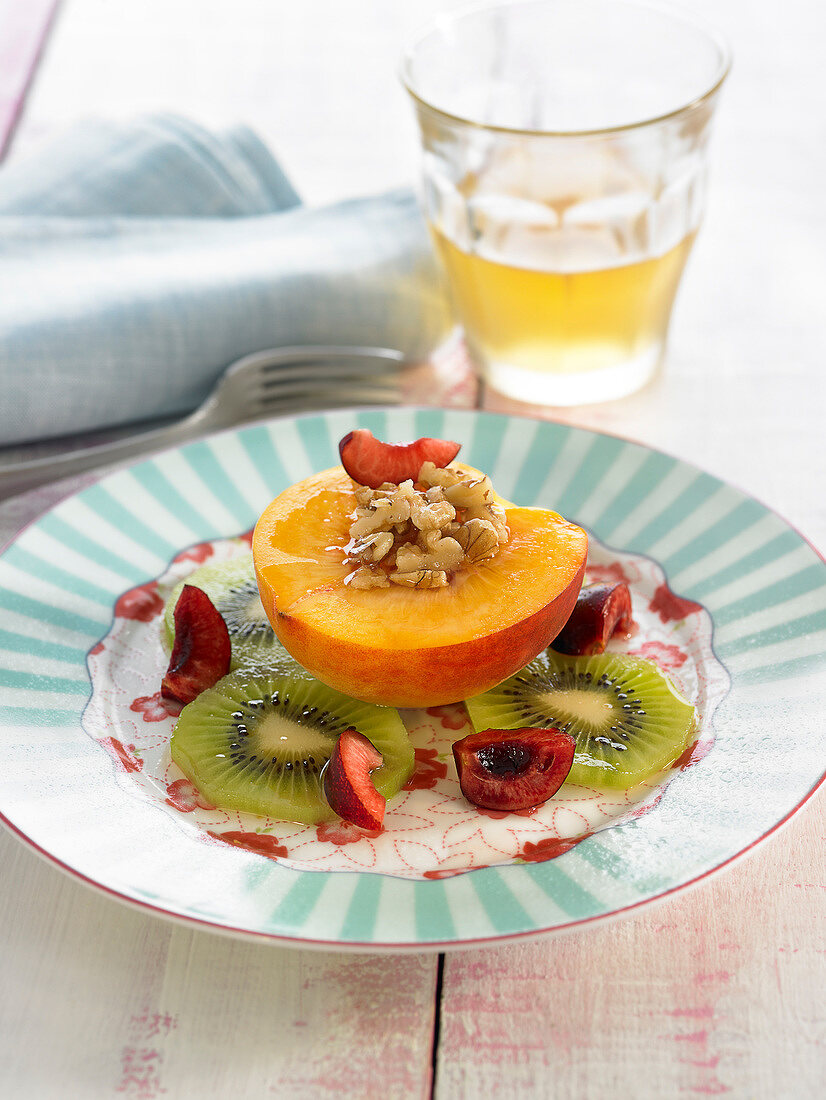 Plate of fruit