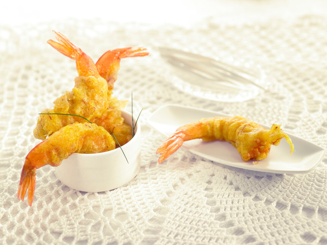 Coated shrimps