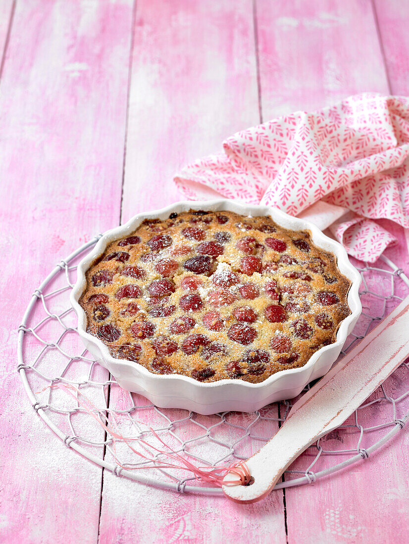 Clafoutis aux cerises (Französischer Kirschauflauf)