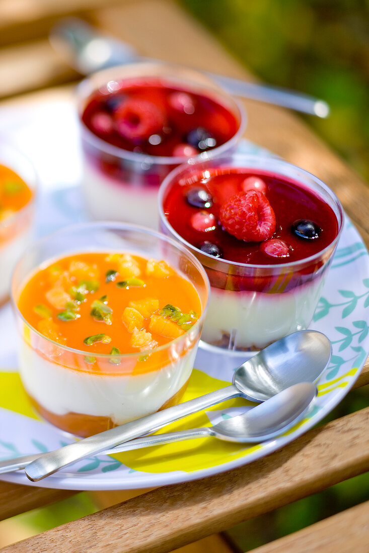 Fromage blanc with stewed fruit