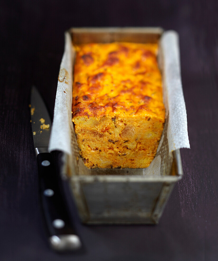 Möhrenpudding mit Blumenkohl und Kümmel