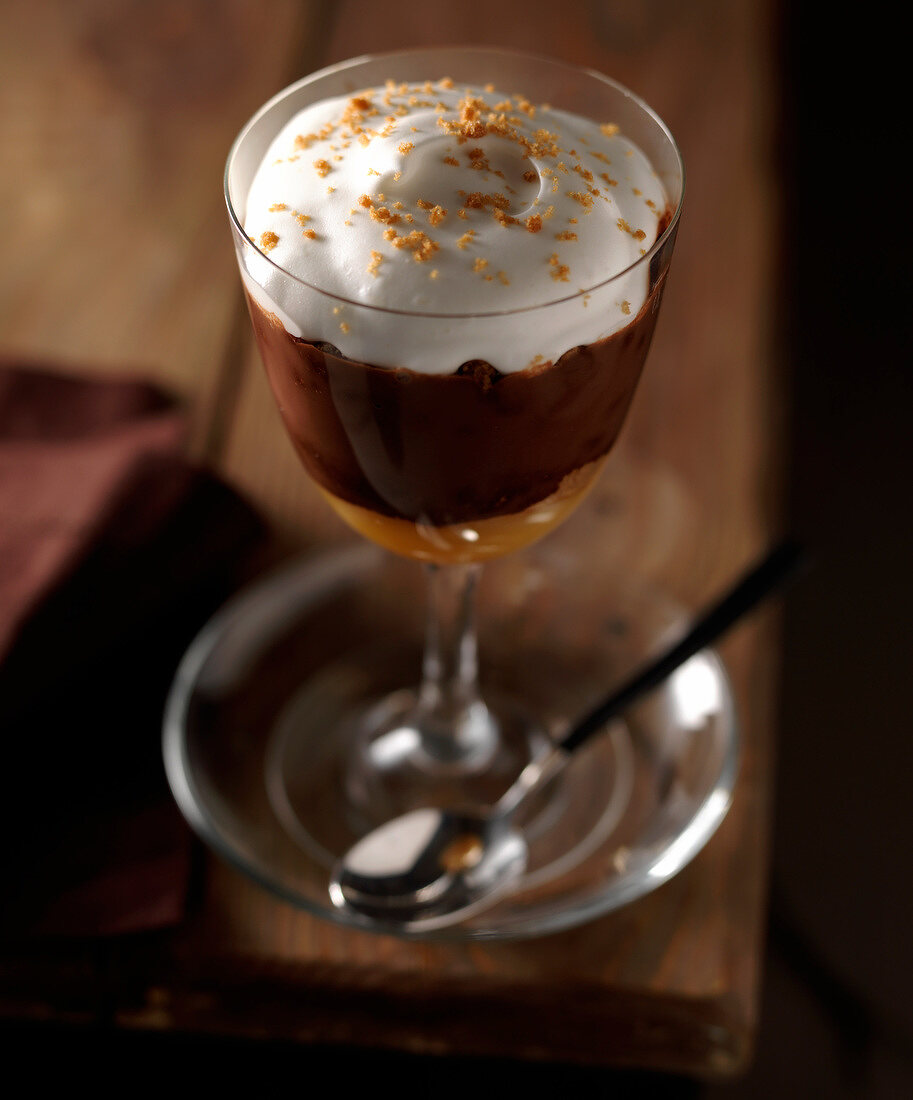 Chocolate and orange triffle