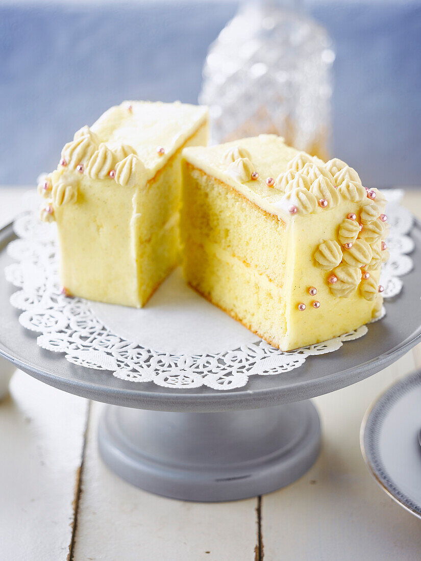 Sponge and butter cream cake