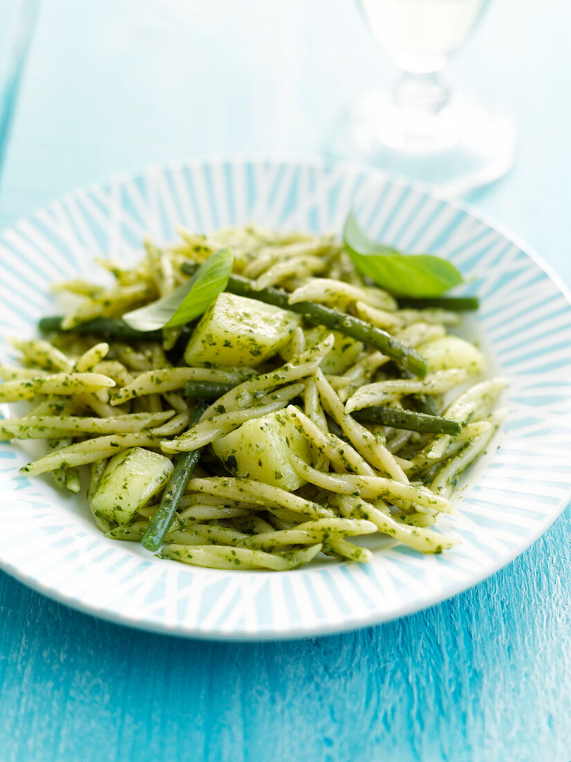 Trofie with pesto