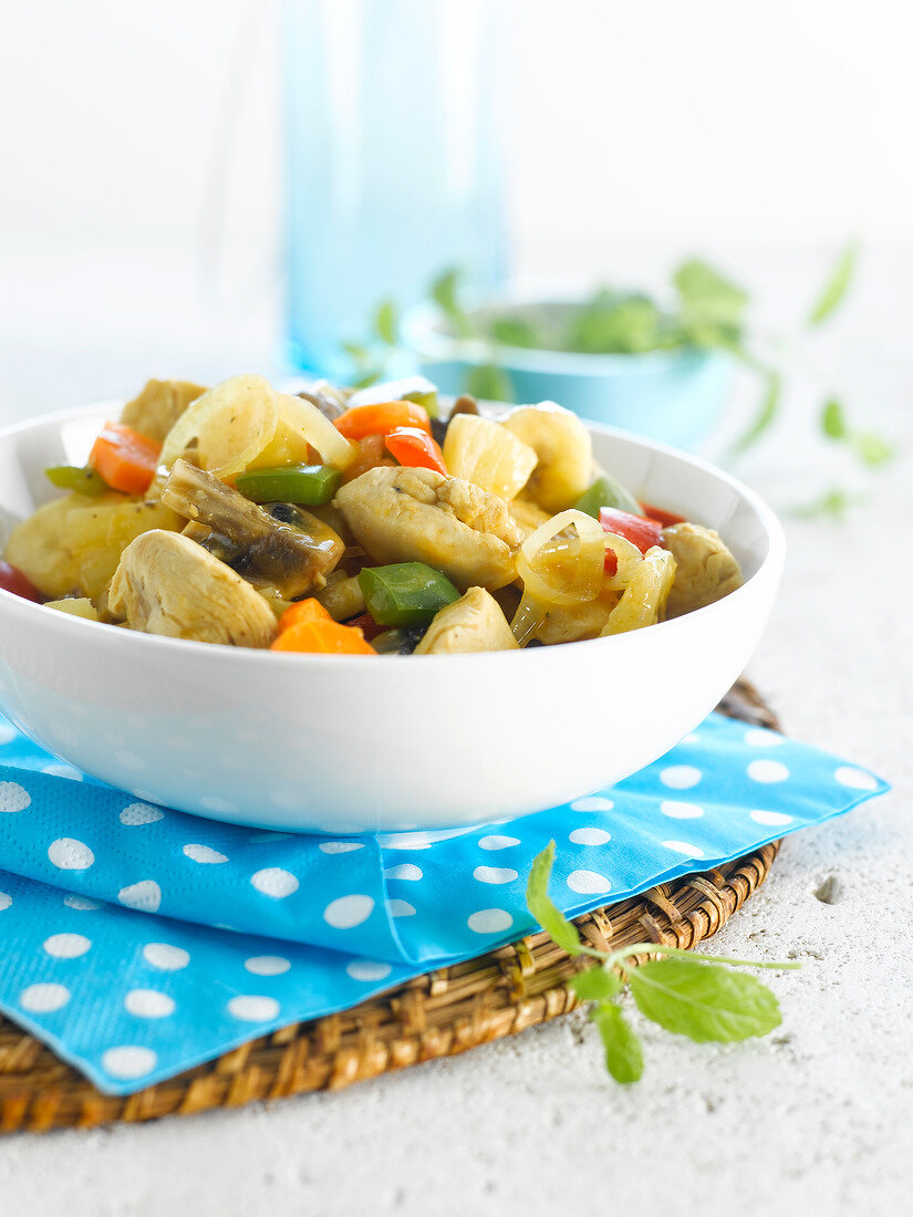 Chicken and vegetable stew