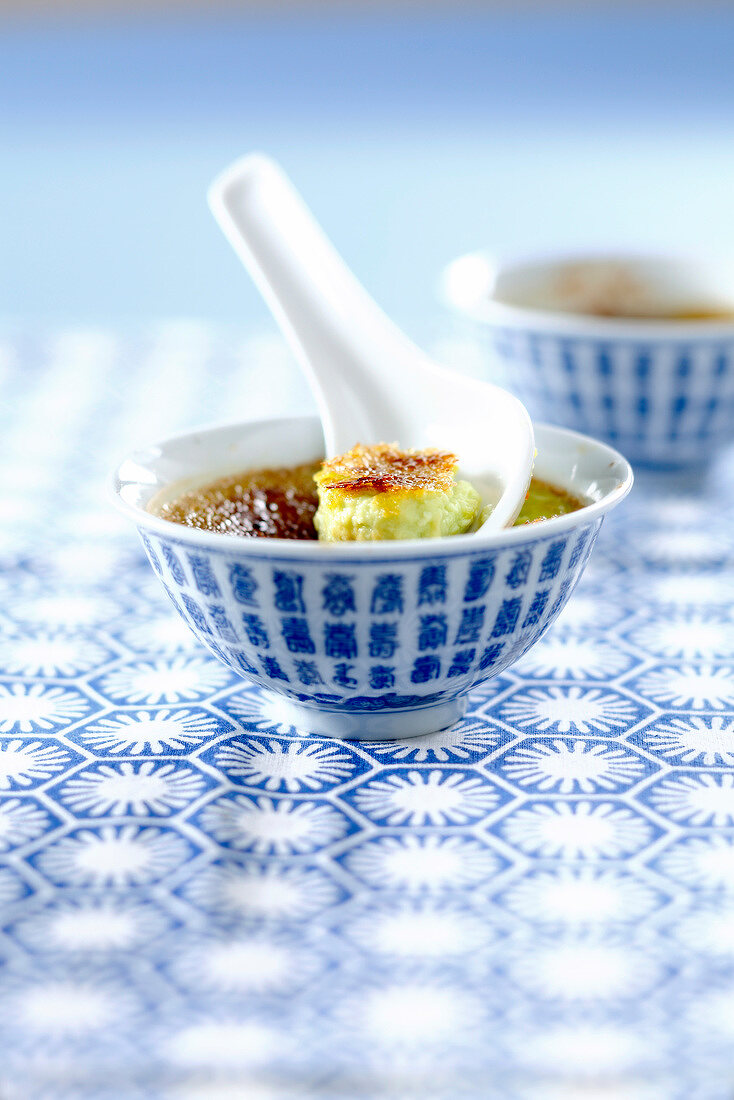 Matcha tea Crèmes brûlées