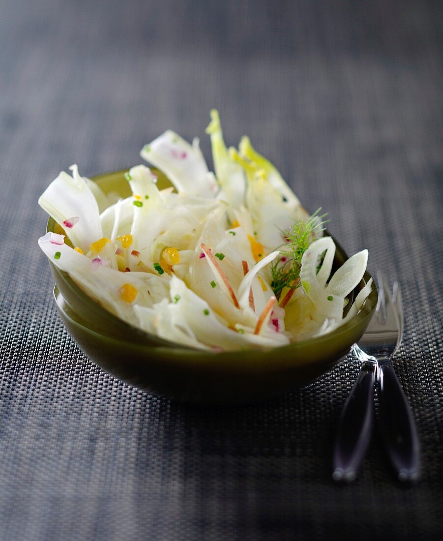 Fennel salad with orange and olive oil