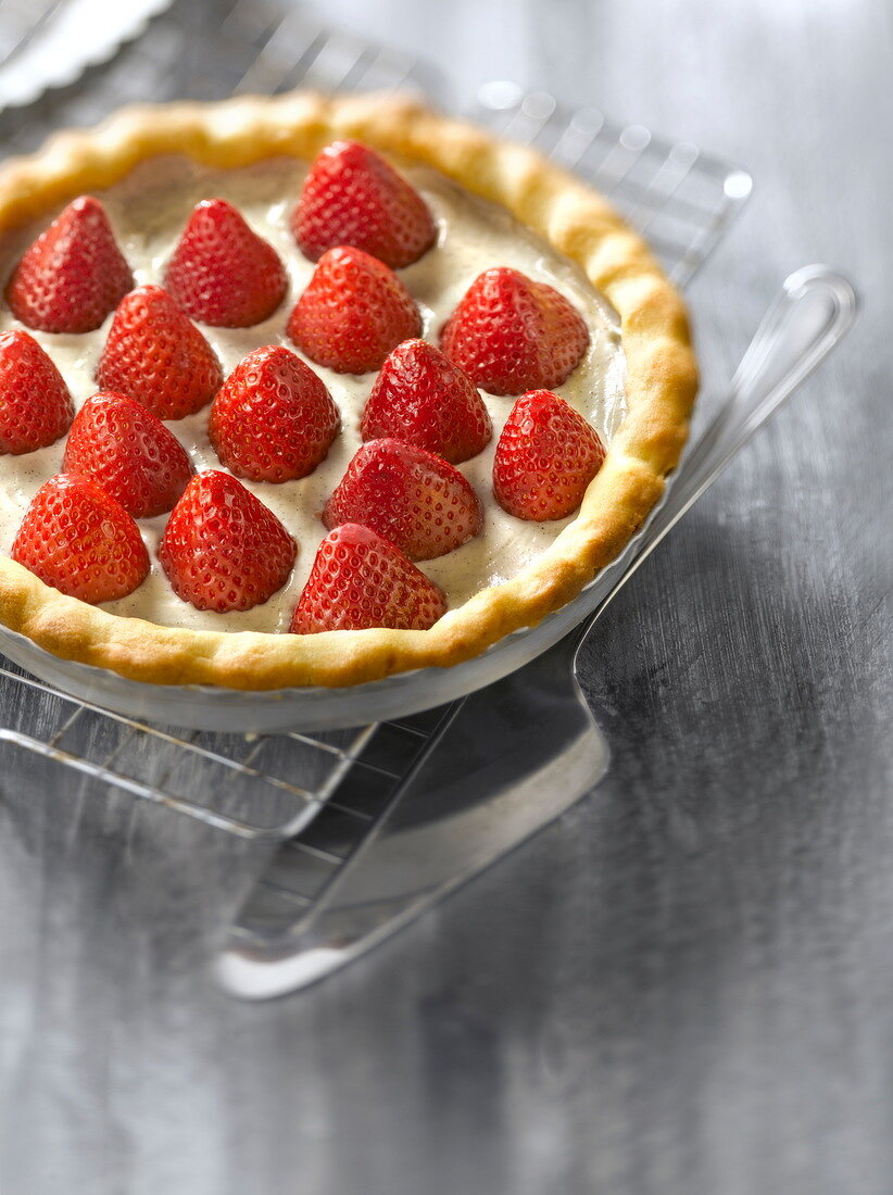 Mascarpone-Erdbeer-Tarte