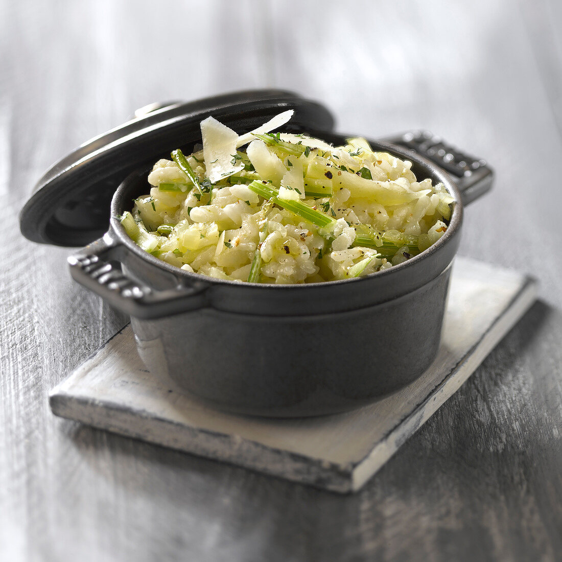 Fennel and parmesan risotto