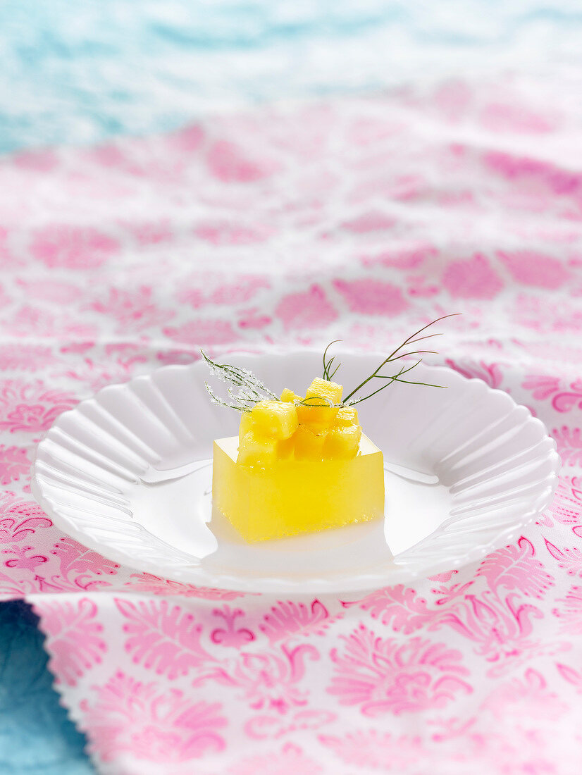 Pineapple and fennel jelly