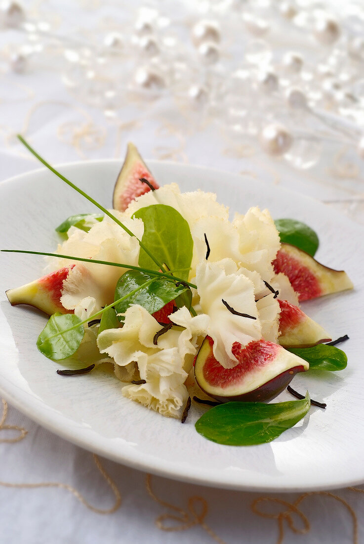 Tête-de-Moine-Käse mit Feigen