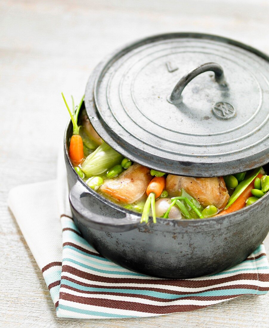 Kaninchen-Pot-au-feu