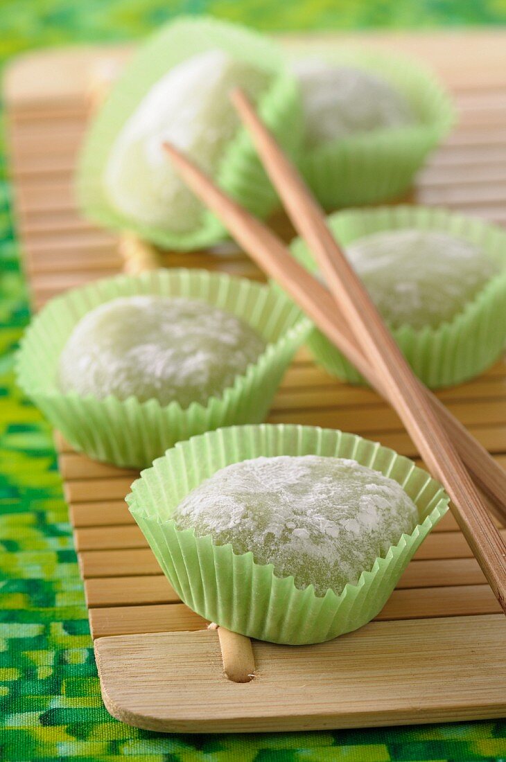 Green tea Mochis