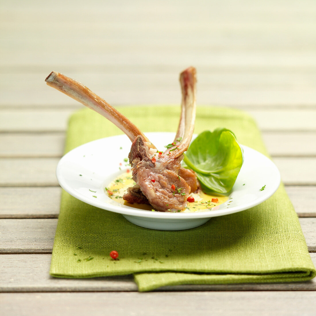 Lamb chops with hollandaise sauce,Holland