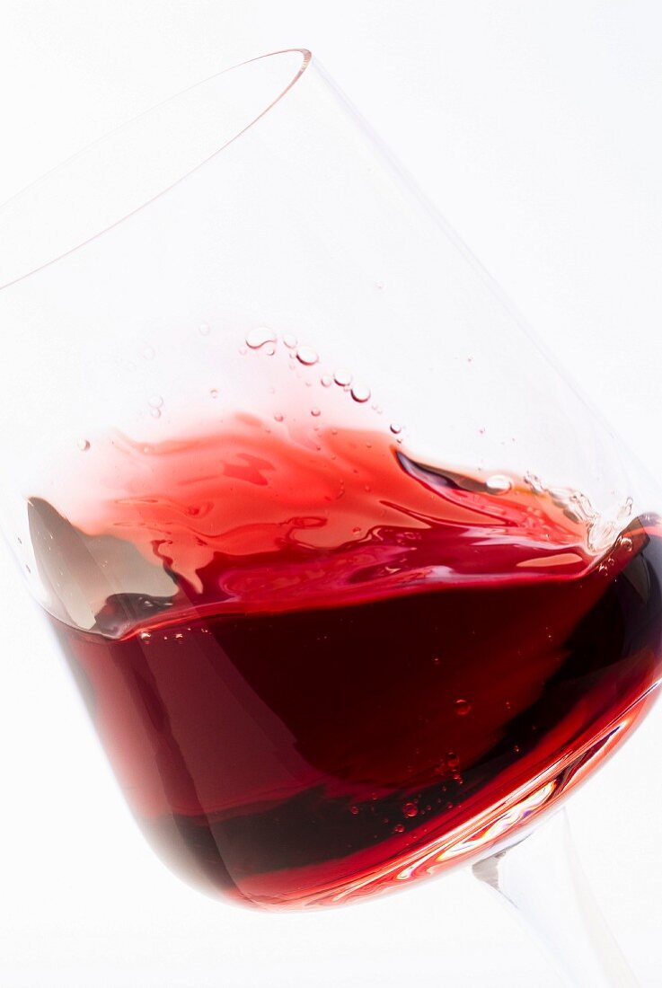 Glas Rotwein