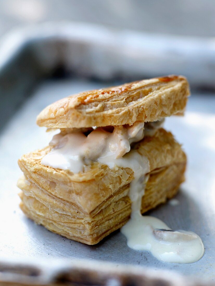 A vol-au-vent made by chef Serge Knapp