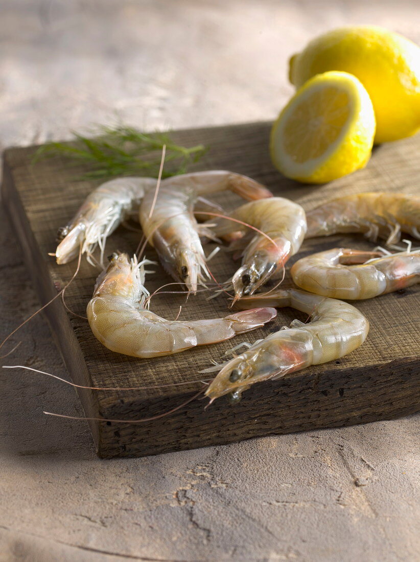 Raw shrimps