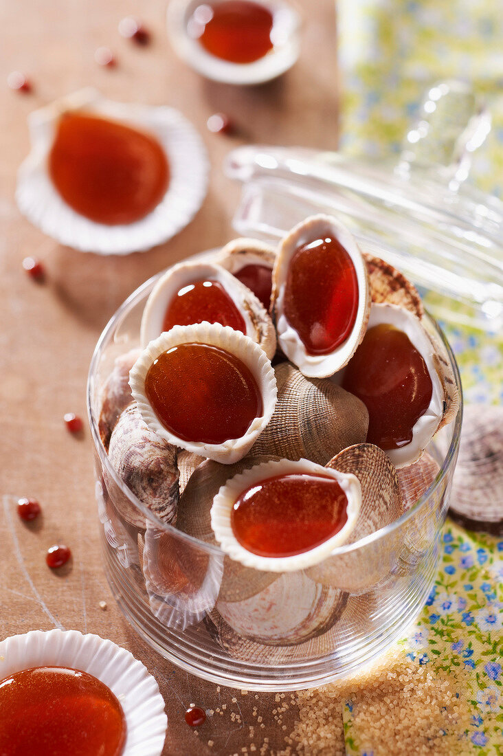Roudoudou-Bonbons in einem Glas