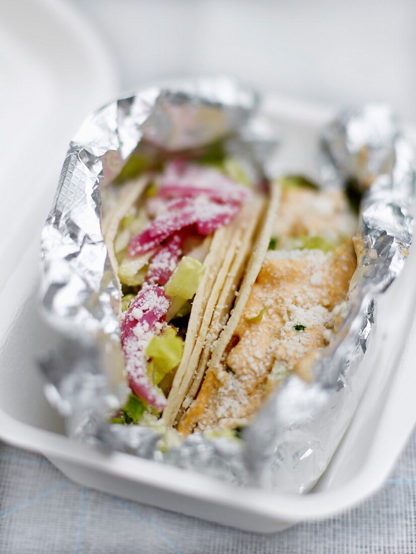 Mexikanisches Sandwich vom Food Truck Calexico in New York