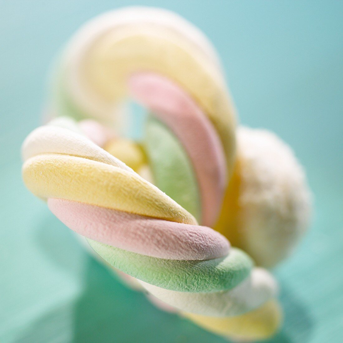 Multicolored marshmallows
