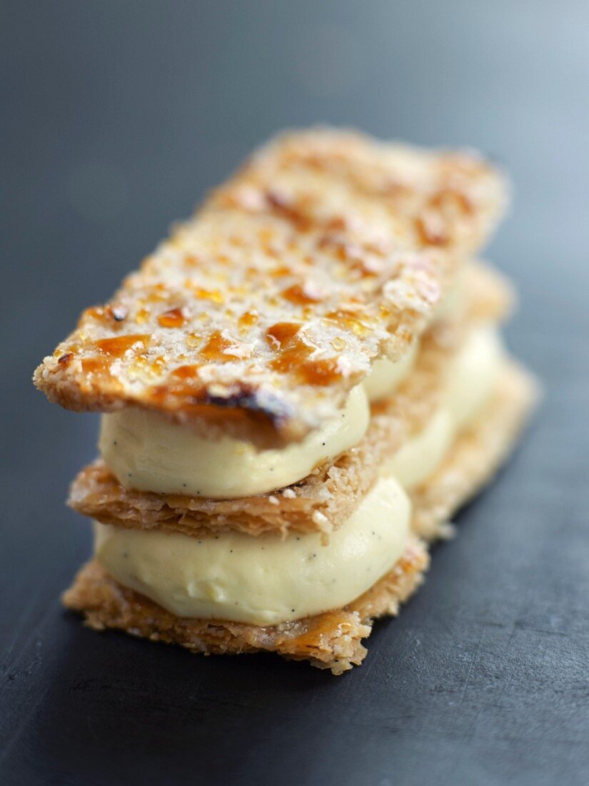 Mille-Feuille mit Vanillecreme