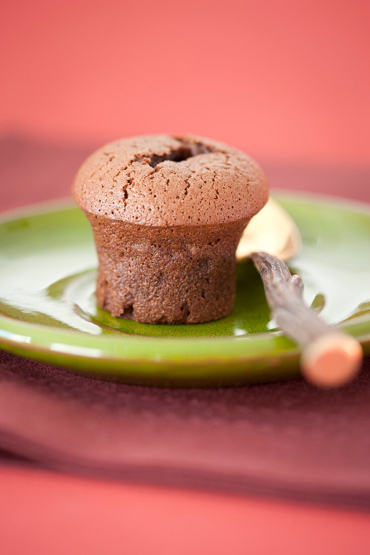 Individual chocolate fondant