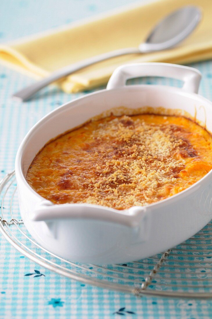 Pumpkin gratin