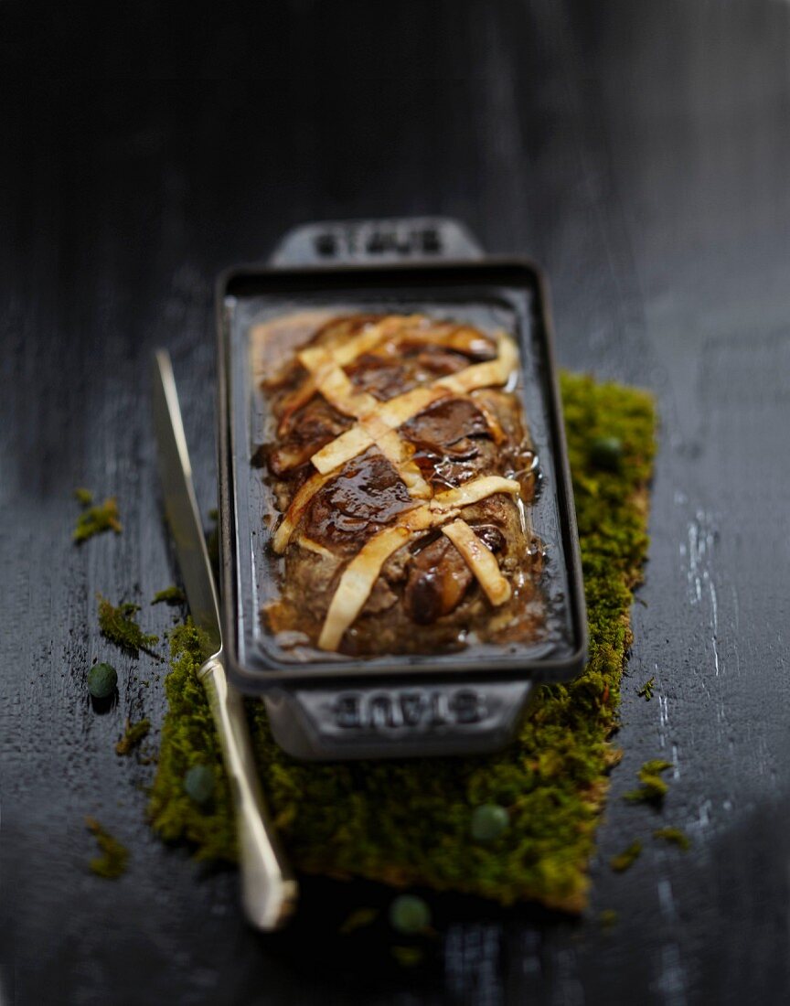 Hare and cep terrine