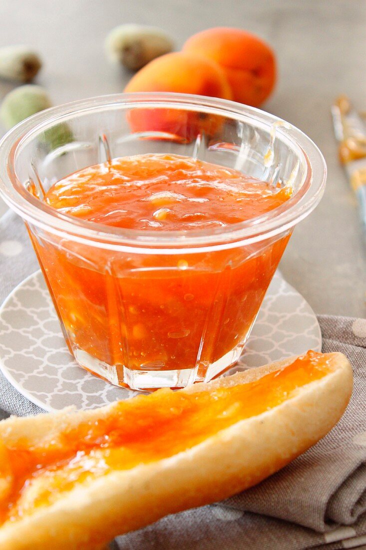 Apricot-almond jam